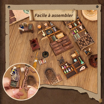 Assemblage rapide et facile du kit DIY book nook